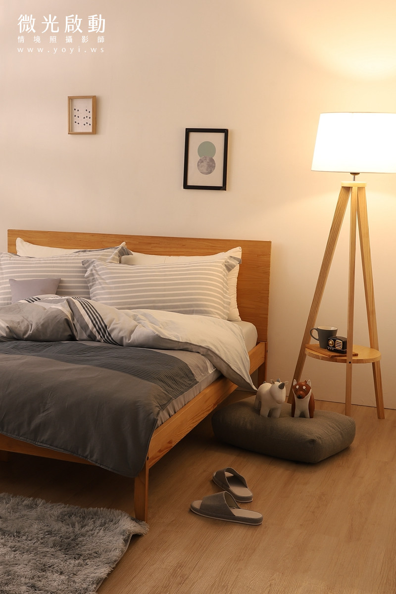 寢具商品攝影｜童趣北極熊圖騰雙人床包情境攝影 91