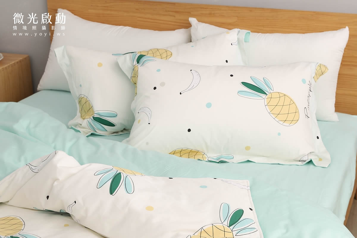 寢具商品攝影｜童趣北極熊圖騰雙人床包情境攝影 105