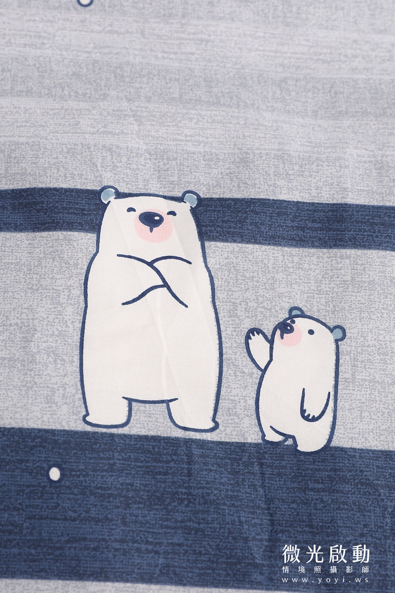 寢具商品攝影｜童趣北極熊圖騰雙人床包情境攝影 107