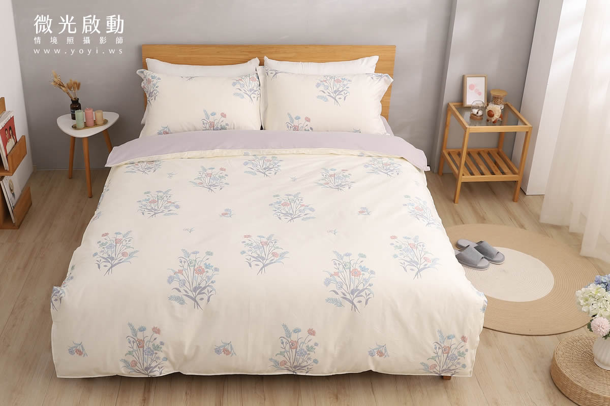 寢具商品攝影｜童趣北極熊圖騰雙人床包情境攝影 117