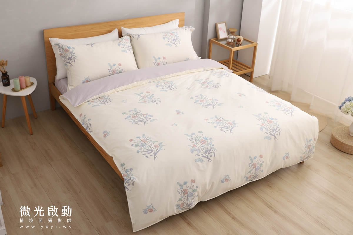 寢具商品攝影｜童趣北極熊圖騰雙人床包情境攝影 121