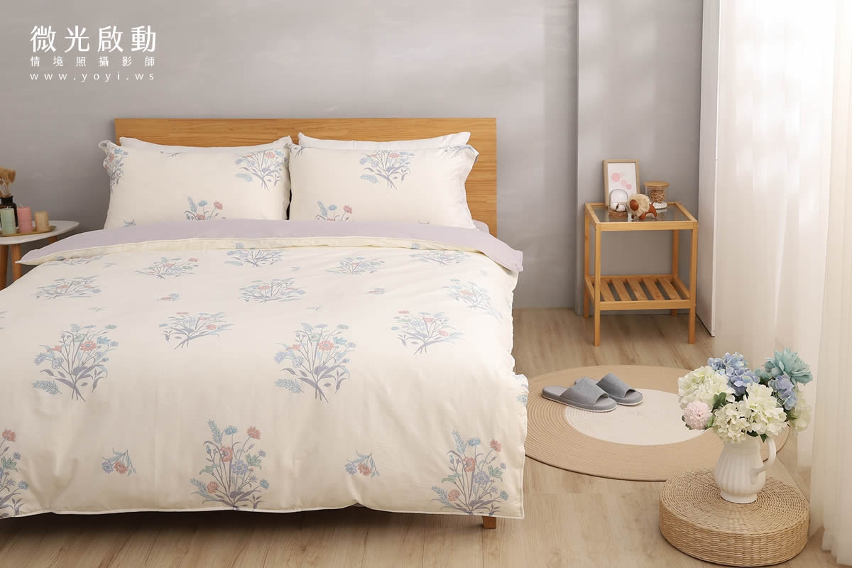 寢具商品攝影｜童趣北極熊圖騰雙人床包情境攝影 127