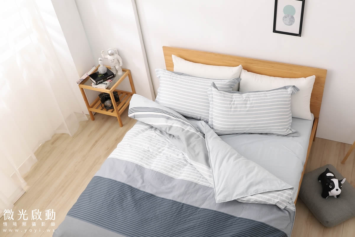 寢具商品攝影｜童趣北極熊圖騰雙人床包情境攝影 147