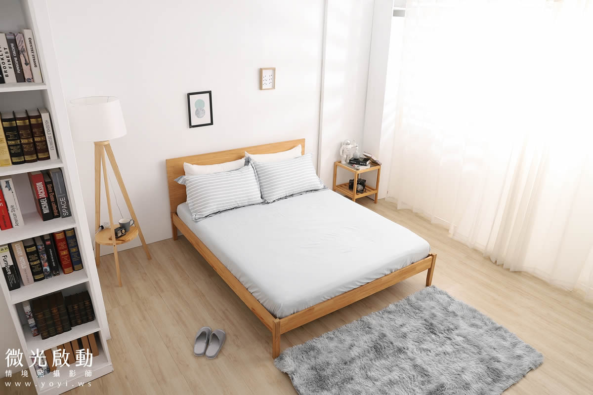 寢具商品攝影｜童趣北極熊圖騰雙人床包情境攝影 157