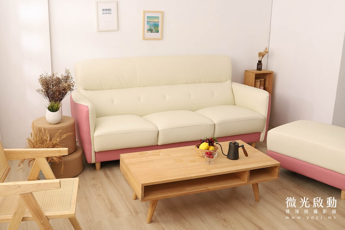 沙發商品攝影｜灰色質感布沙發溫馨客廳情境攝影 189