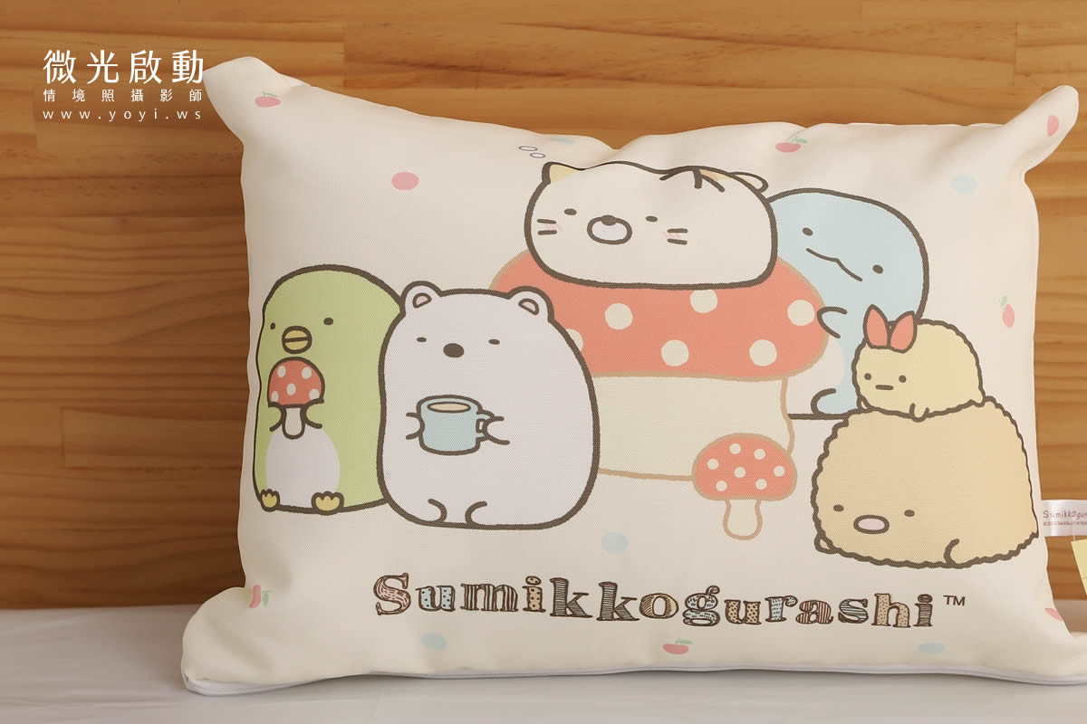 卡通聯名寢具攝影｜角落生物童趣雙人床包情境攝影 5