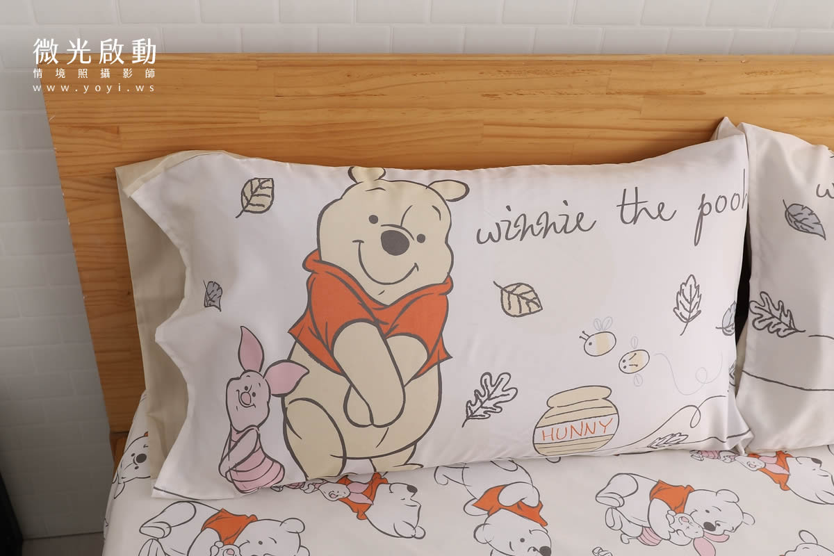 大耳狗寢具攝影｜大耳狗水藍色童趣雙人床包情境攝影｜床的嫁紗 25