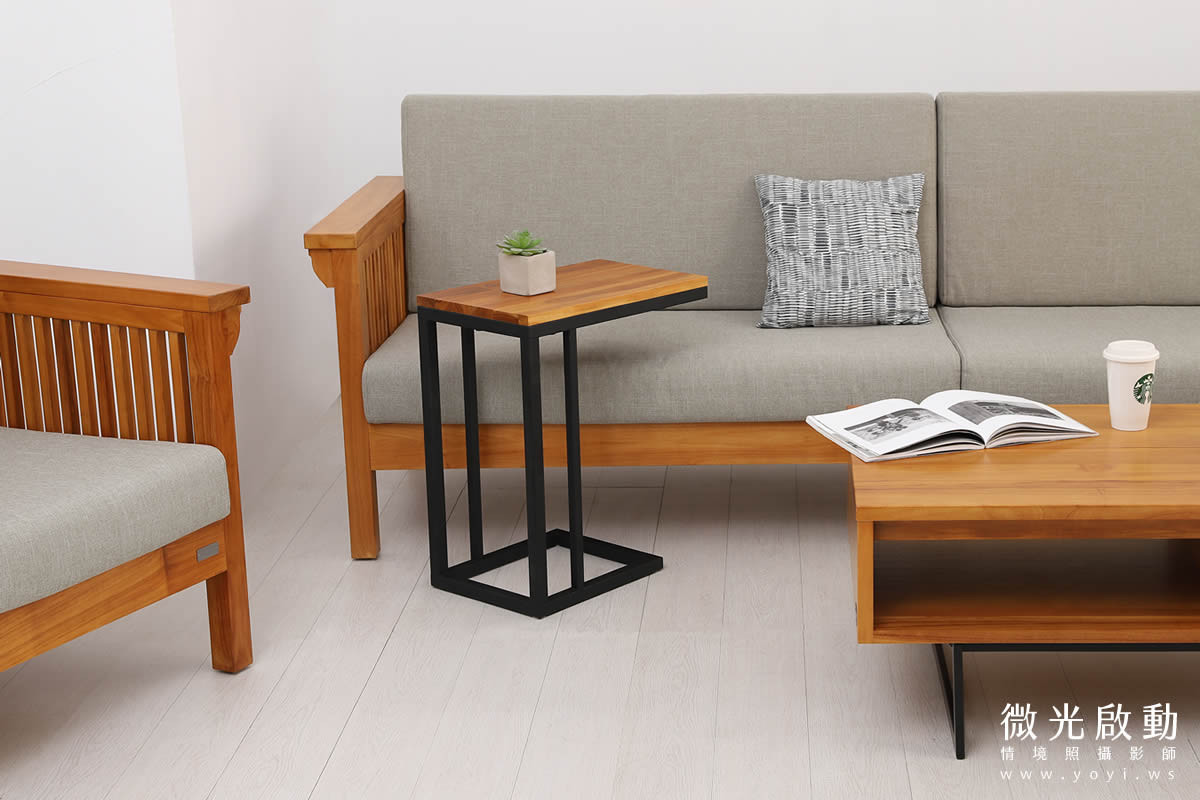 家具商品攝影｜溫潤柚木雙人床架臥室情境攝影｜歐克斯柚木 13