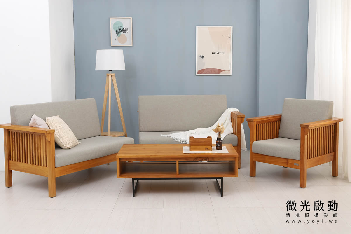 家具商品攝影｜溫潤柚木雙人床架臥室情境攝影｜歐克斯柚木 27