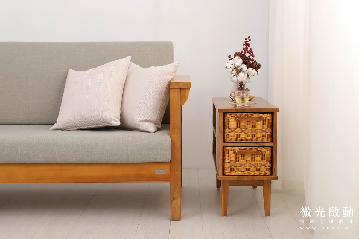 家具商品攝影｜溫潤柚木雙人床架臥室情境攝影｜歐克斯柚木 35