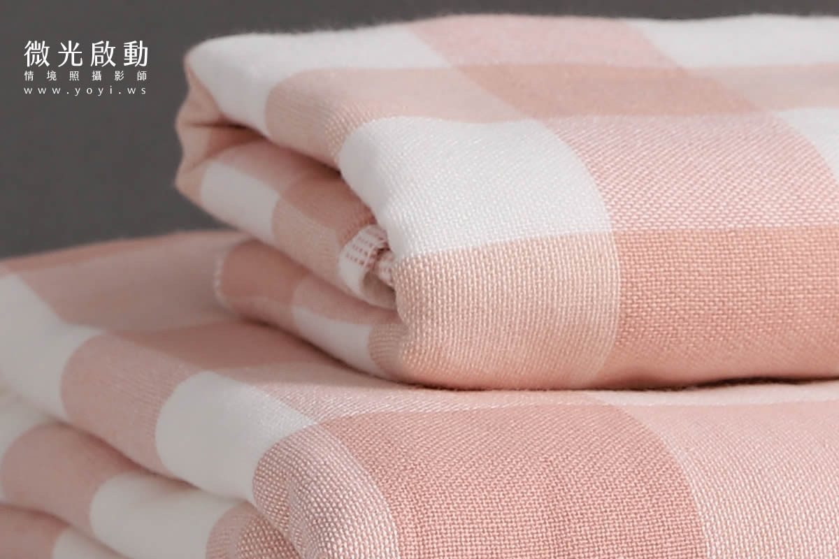 毛巾商品攝影｜質感純色毛巾疊放特寫視覺攝影｜星紅 37