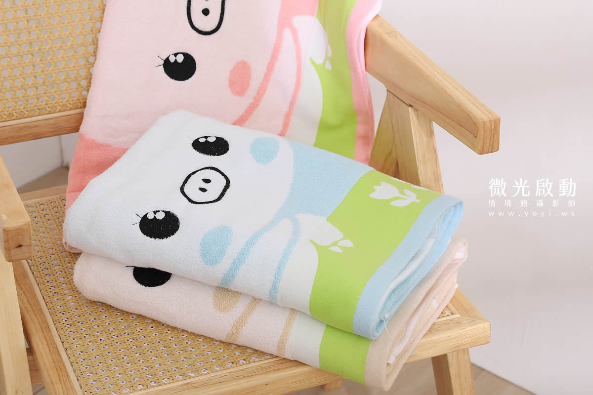 毛巾商品攝影｜質感純色毛巾疊放特寫視覺攝影｜星紅 41