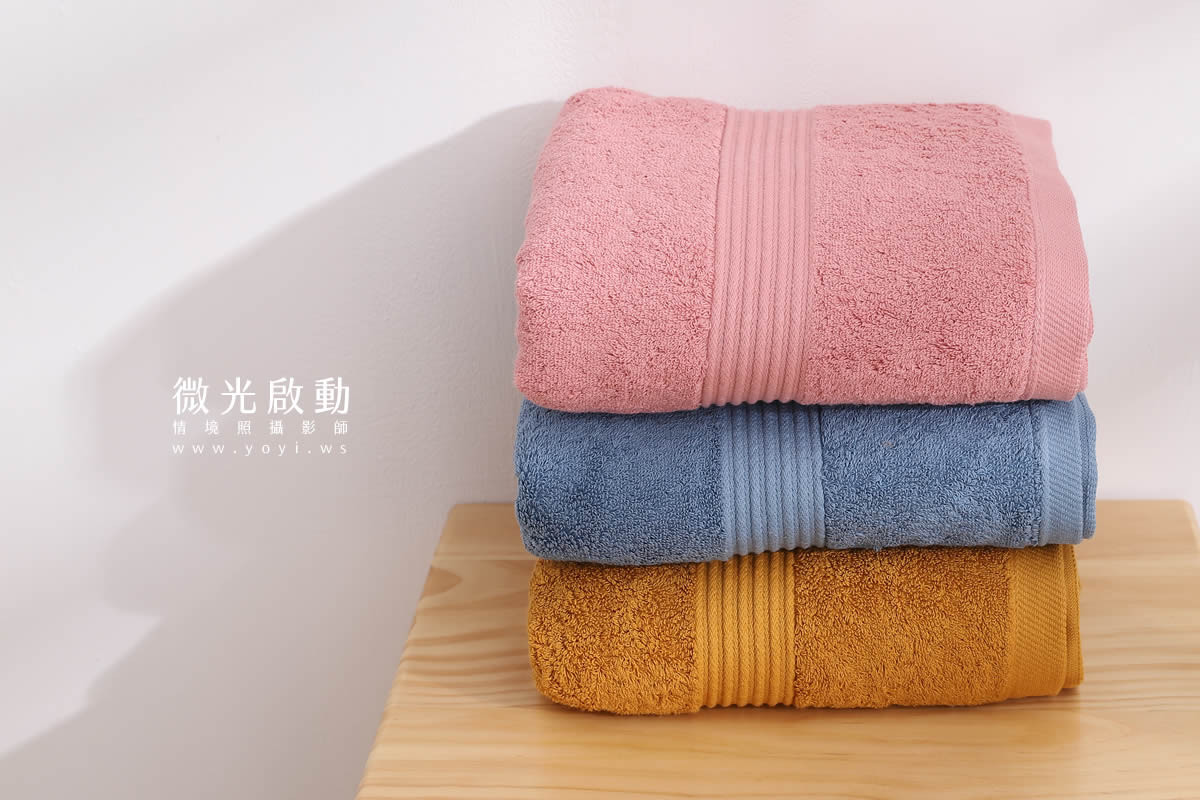 毛巾商品攝影｜質感純色毛巾疊放特寫視覺攝影｜星紅 43