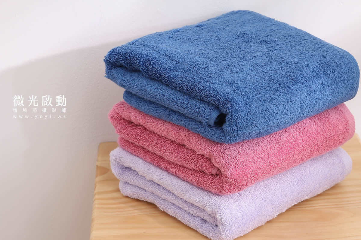 毛巾商品攝影｜質感純色毛巾疊放特寫視覺攝影｜星紅 57