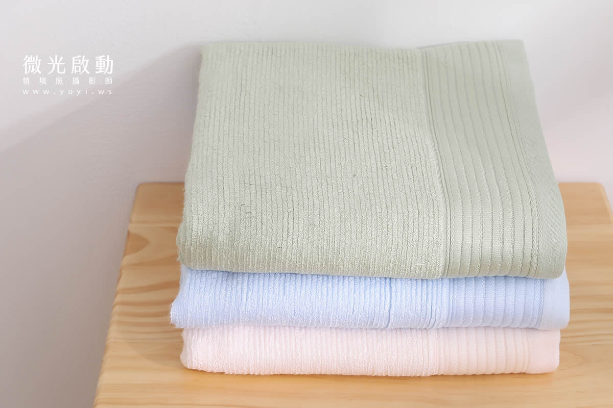 毛巾商品攝影｜質感純色毛巾疊放特寫視覺攝影｜星紅 67