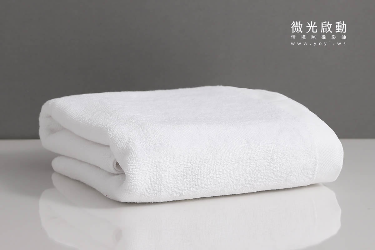 毛巾商品攝影｜質感純色毛巾疊放特寫視覺攝影｜星紅 69