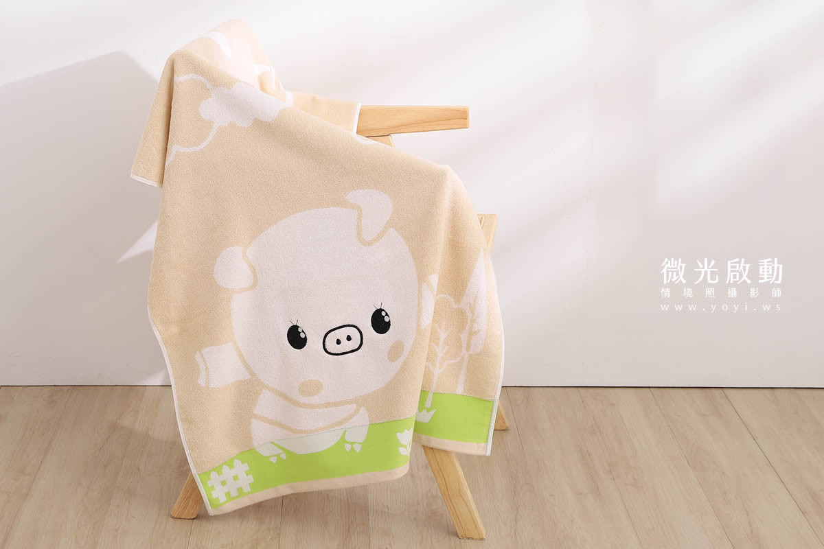 毛巾商品攝影｜質感純色毛巾疊放特寫視覺攝影｜星紅 87