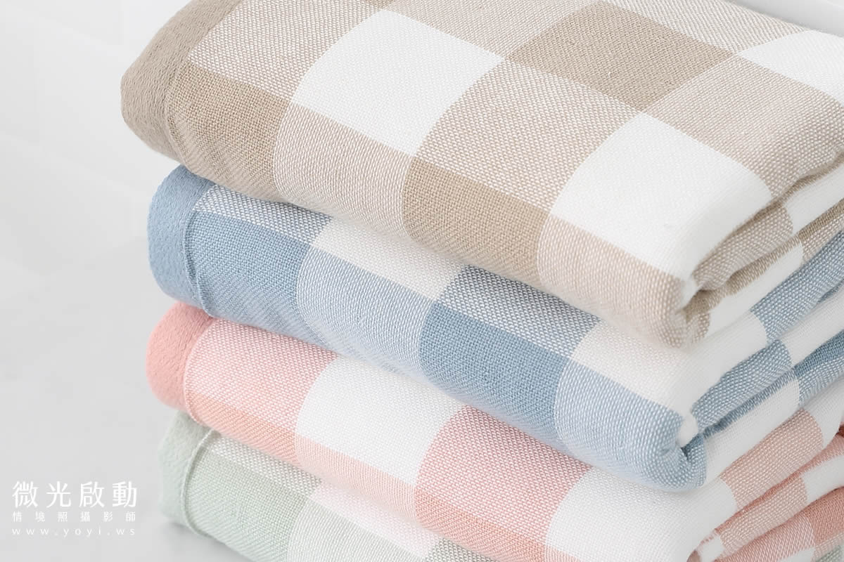 毛巾商品攝影｜質感純色毛巾疊放特寫視覺攝影｜星紅 97