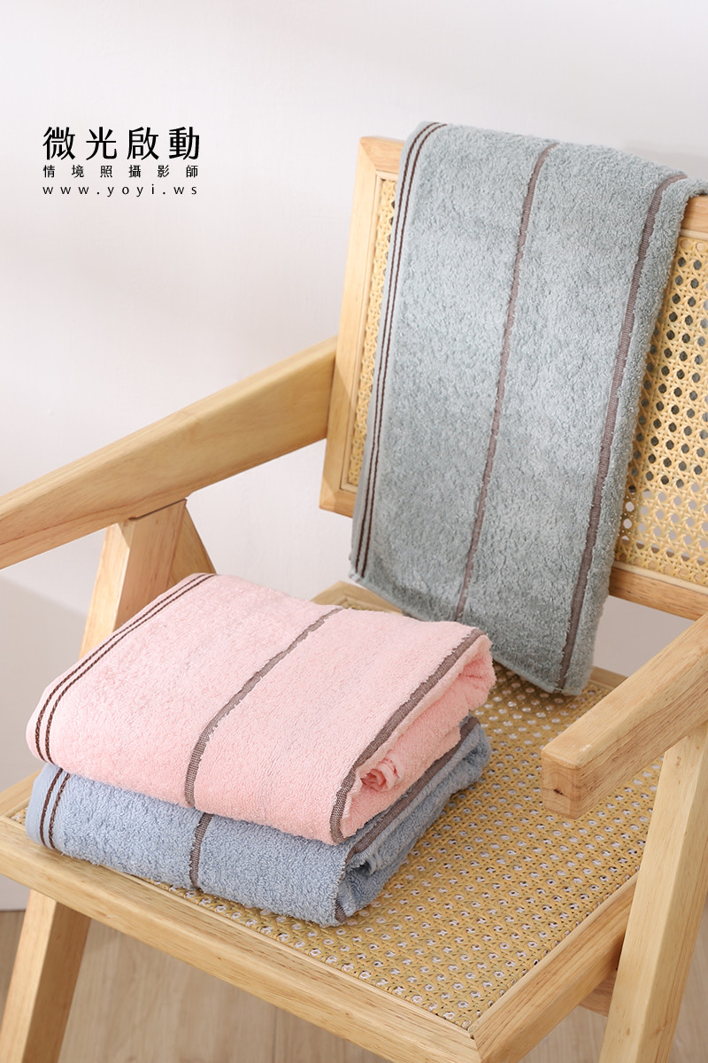 毛巾商品攝影｜質感純色毛巾疊放特寫視覺攝影｜星紅 123