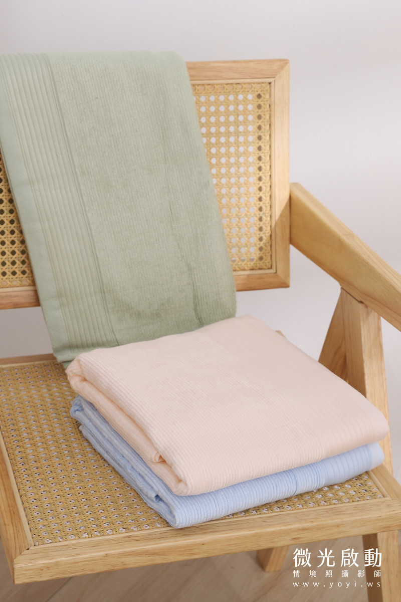 毛巾商品攝影｜質感純色毛巾疊放特寫視覺攝影｜星紅 143