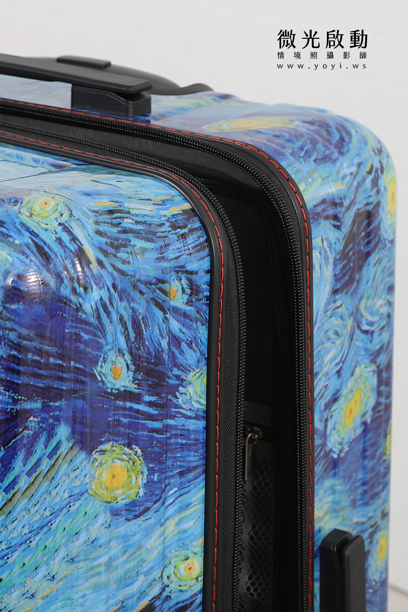 行李箱商品攝影｜個性圖騰行李箱明亮情境攝影｜冶亮實業 13