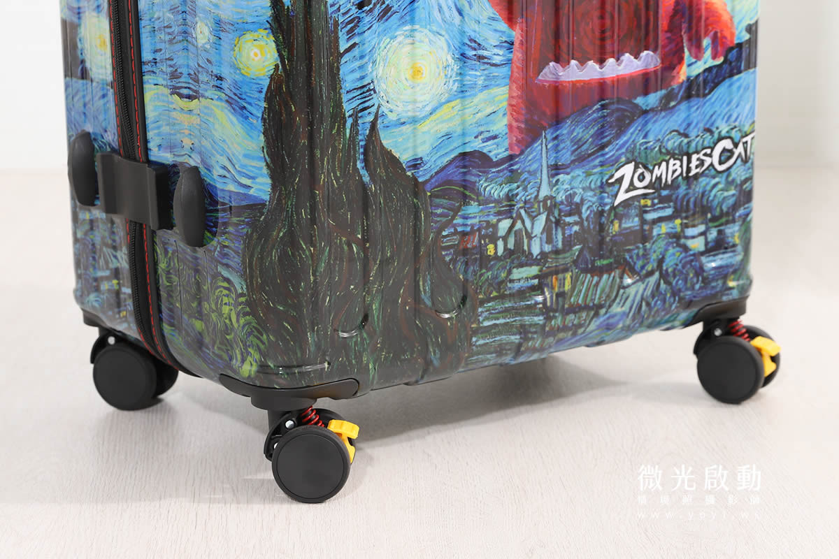 行李箱商品攝影｜個性圖騰行李箱明亮情境攝影｜冶亮實業 25