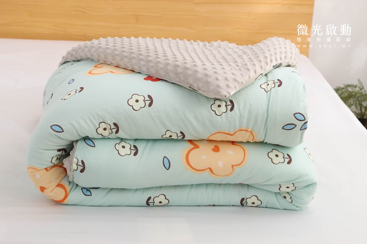 寢具商品攝影｜清新綠意圖騰雙人床包居家情境攝影｜愛利斯 17