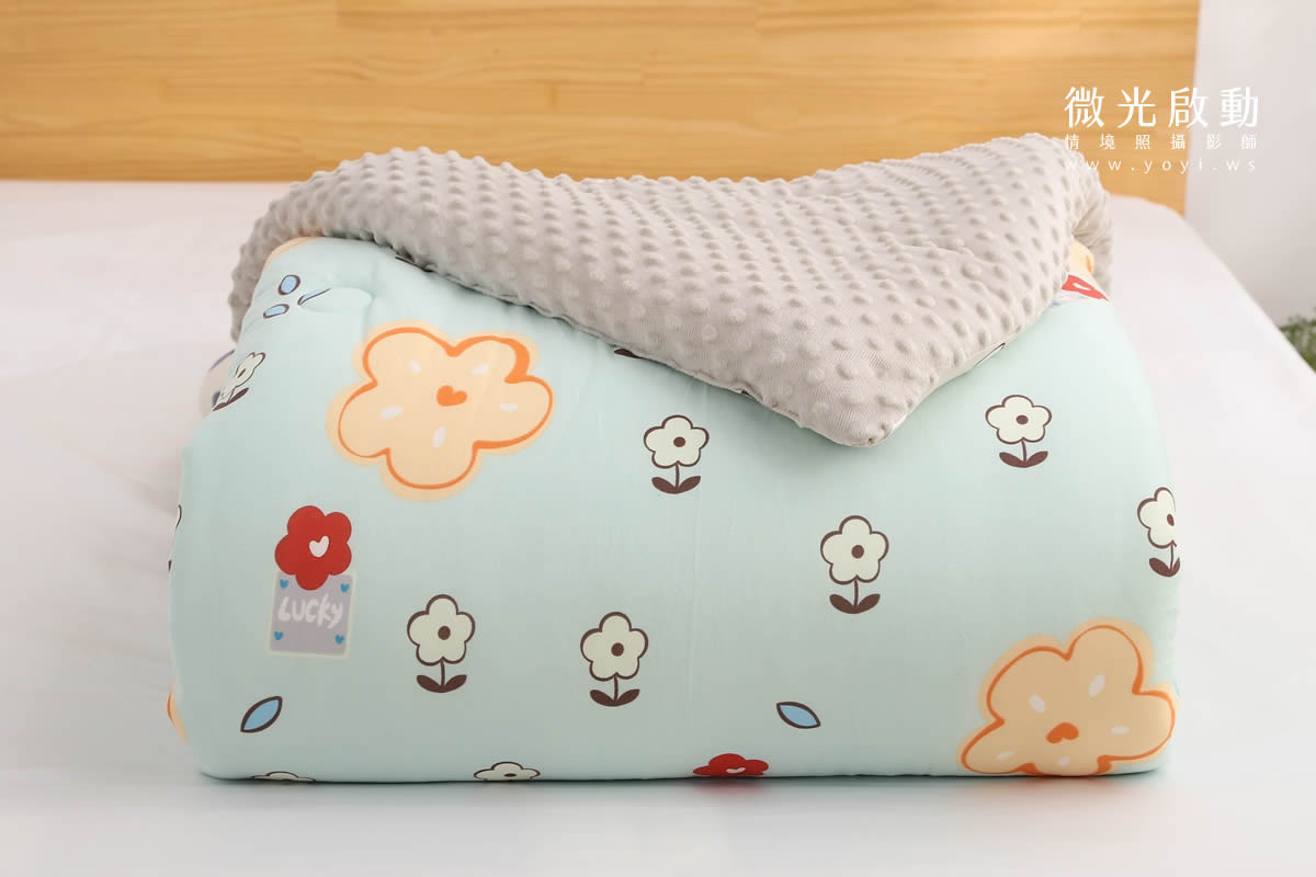 寢具商品攝影｜清新綠意圖騰雙人床包居家情境攝影｜愛利斯 107