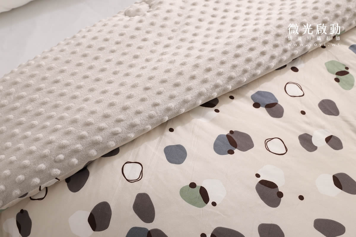 寢具商品攝影｜清新綠意圖騰雙人床包居家情境攝影｜愛利斯 111