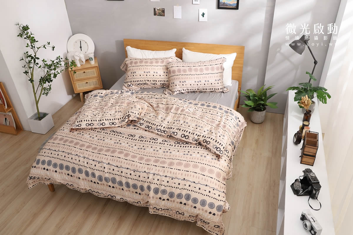 兒童寢具攝影｜粉柔溫馨兒童雙人床包情境攝影｜愛利斯 11