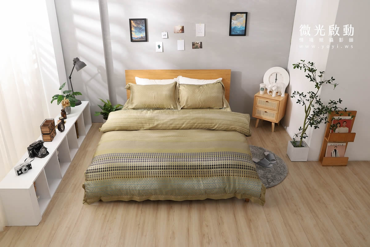 兒童寢具攝影｜粉柔溫馨兒童雙人床包情境攝影｜愛利斯 21