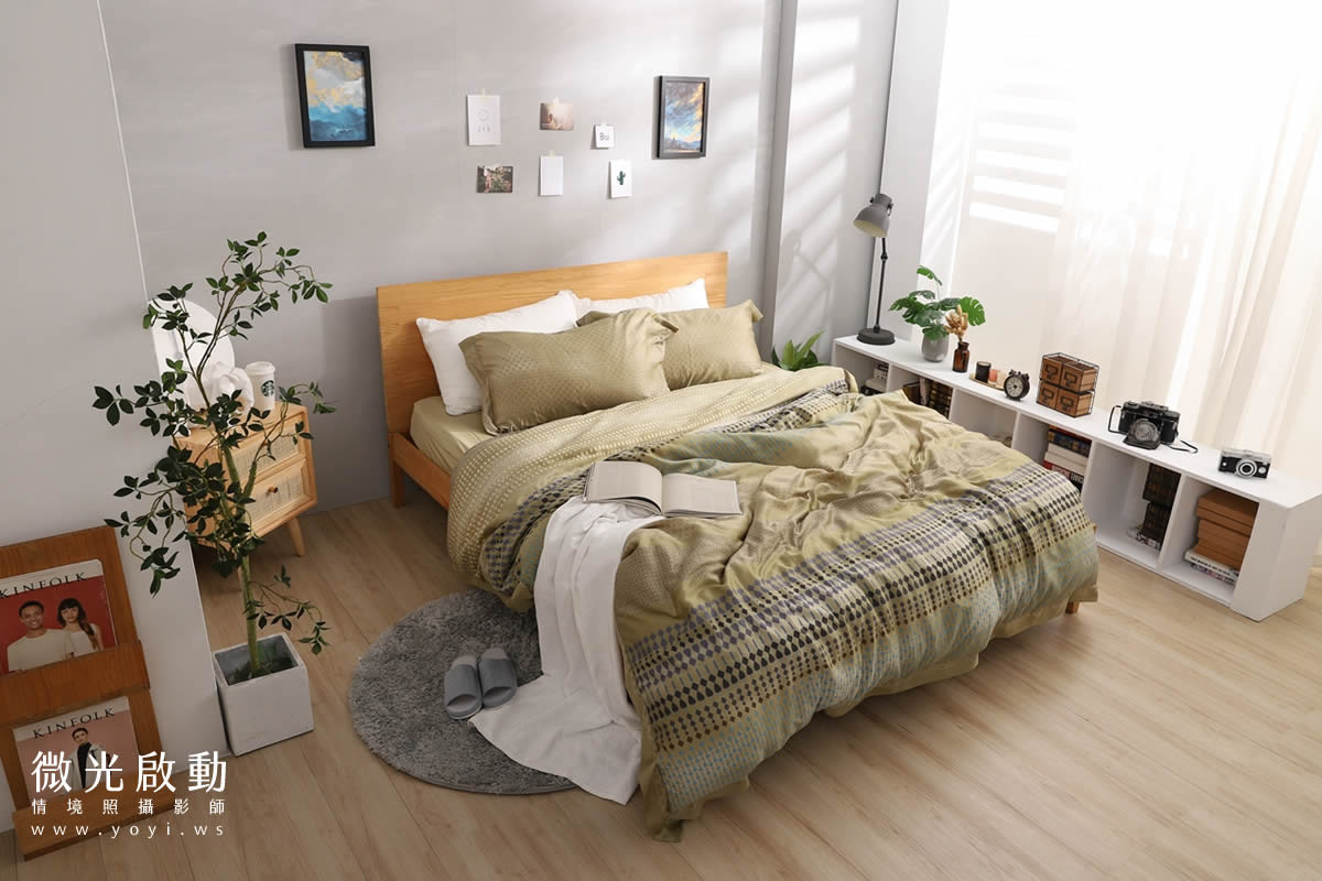 兒童寢具攝影｜粉柔溫馨兒童雙人床包情境攝影｜愛利斯 33