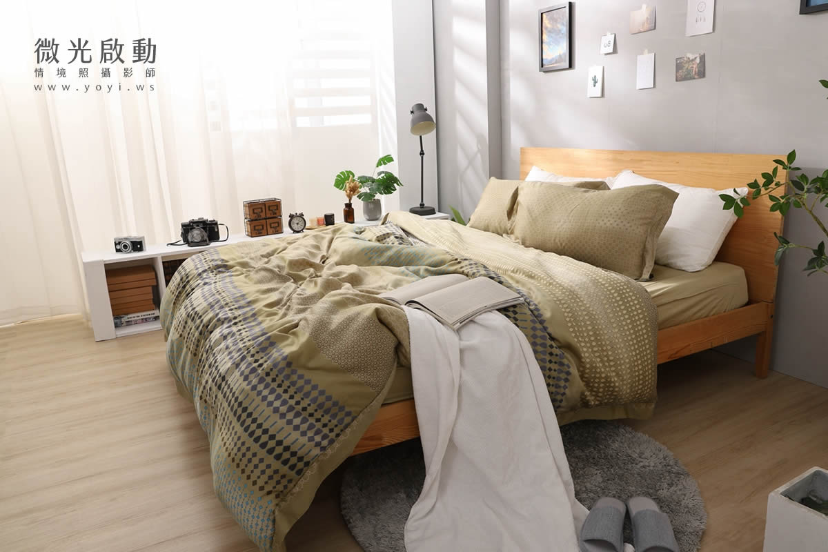 兒童寢具攝影｜粉柔溫馨兒童雙人床包情境攝影｜愛利斯 37