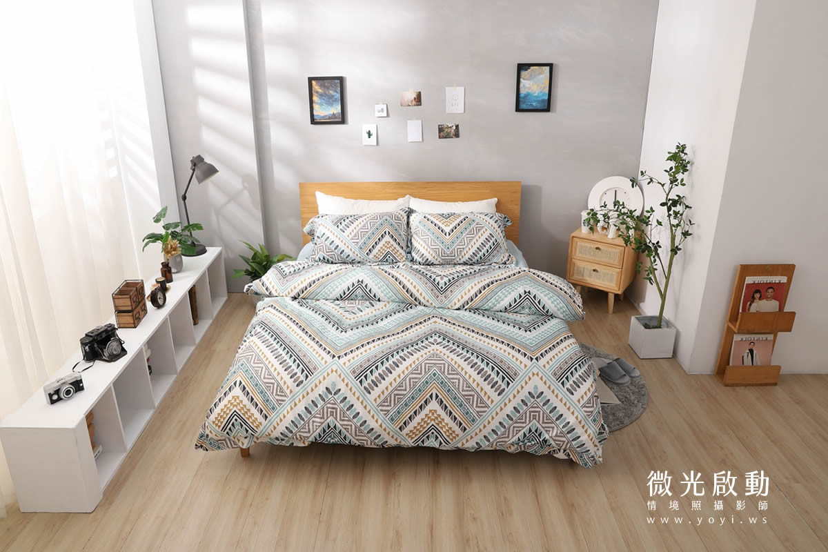 兒童寢具攝影｜粉柔溫馨兒童雙人床包情境攝影｜愛利斯 39