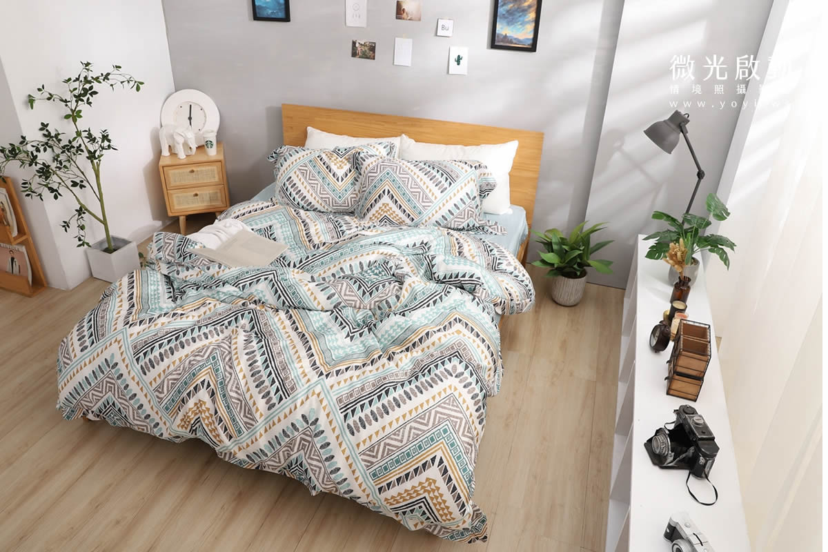 兒童寢具攝影｜粉柔溫馨兒童雙人床包情境攝影｜愛利斯 59