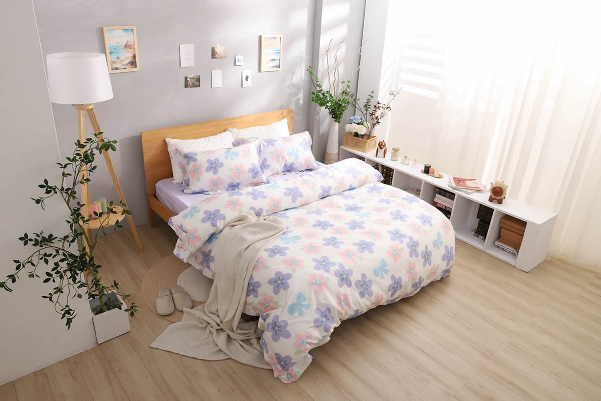 兒童寢具攝影｜粉柔溫馨兒童雙人床包情境攝影｜愛利斯 63