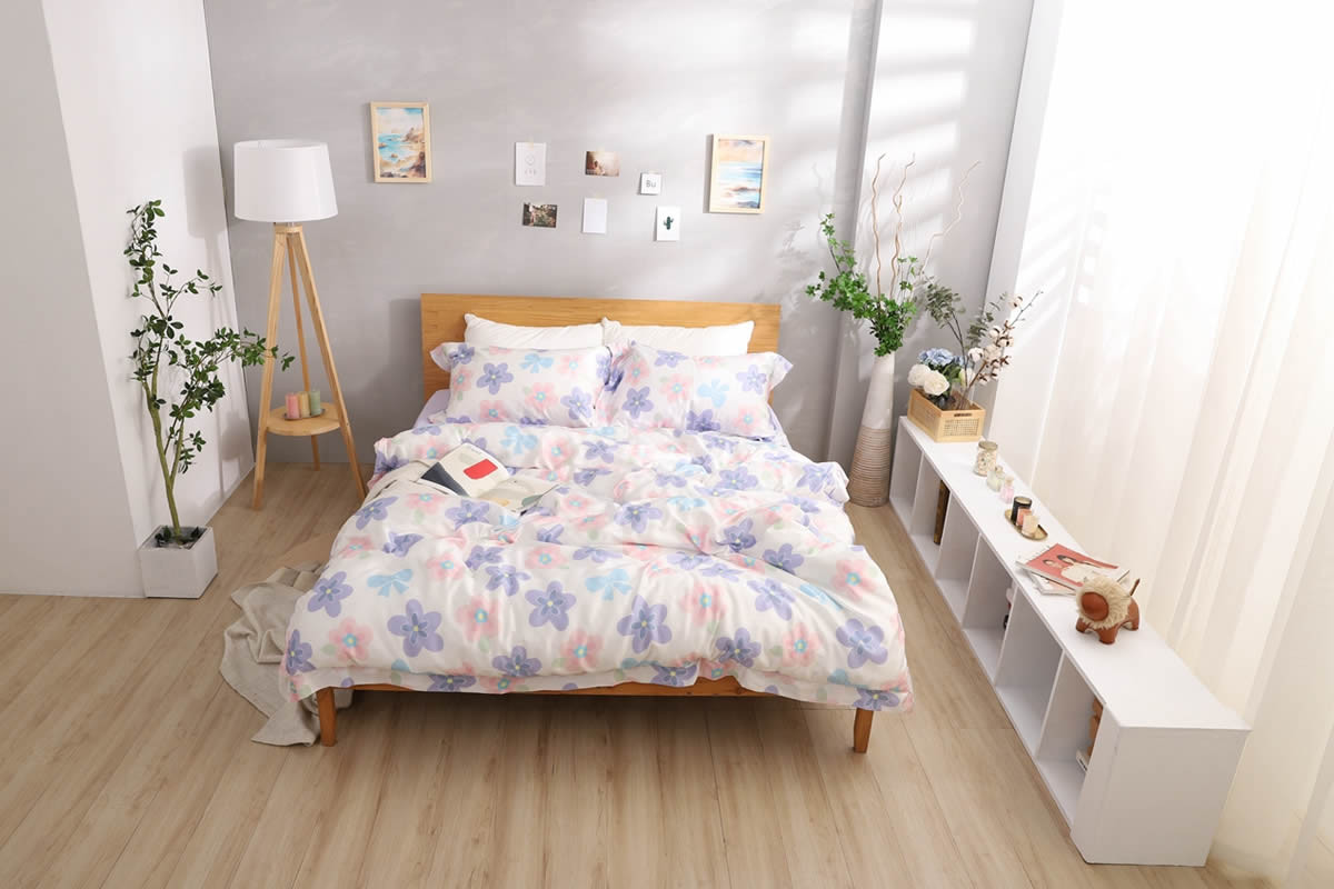 兒童寢具攝影｜粉柔溫馨兒童雙人床包情境攝影｜愛利斯 69