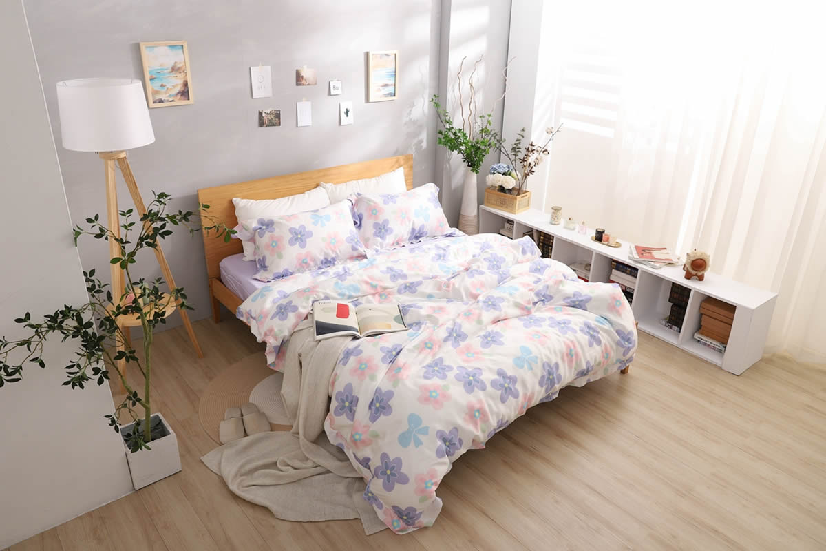 兒童寢具攝影｜粉柔溫馨兒童雙人床包情境攝影｜愛利斯 71