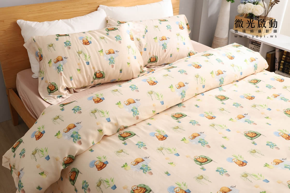 兒童寢具攝影｜粉柔溫馨兒童雙人床包情境攝影｜愛利斯 77