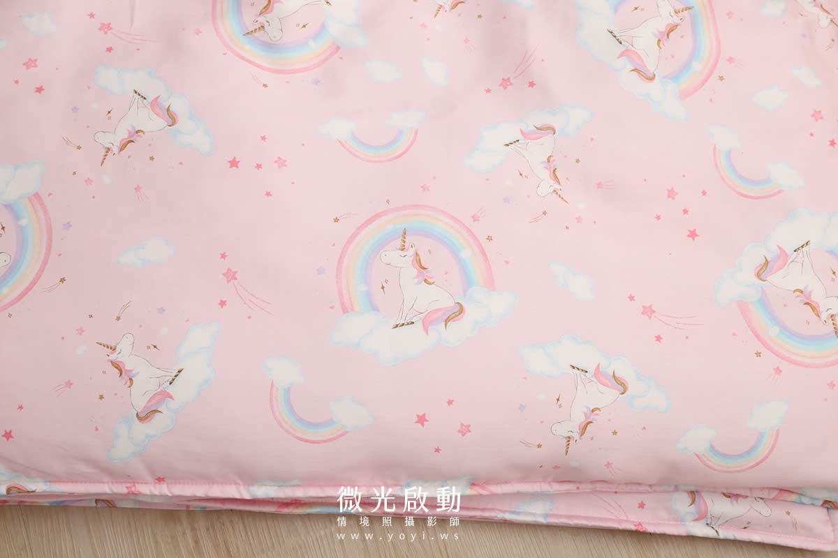 兒童寢具攝影｜粉柔溫馨兒童雙人床包情境攝影｜愛利斯 117