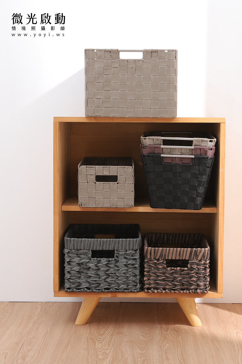 桌巾商品攝影｜清新藍色圖騰桌巾明亮餐廳情境 17