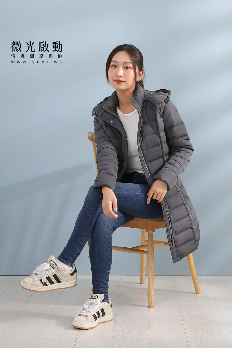 羽絨外套攝影｜合隆羽藏女款保暖羽絨外套棚拍特寫｜合隆羽藏 21