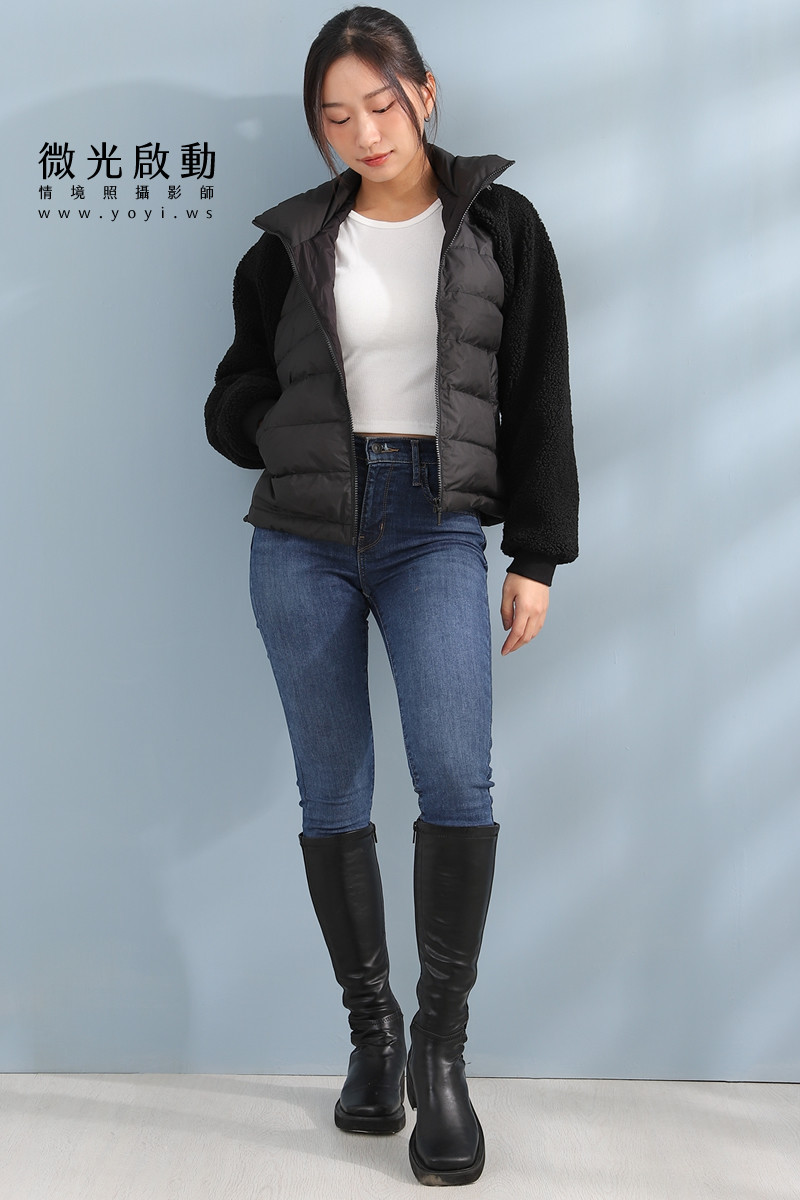 羽絨外套攝影｜合隆羽藏女款保暖羽絨外套棚拍特寫｜合隆羽藏 31