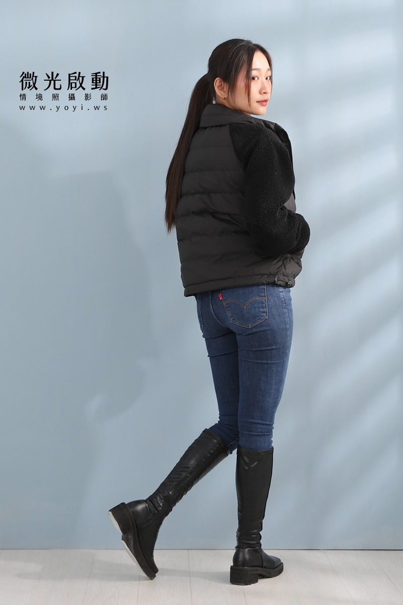 羽絨外套攝影｜合隆羽藏女款保暖羽絨外套棚拍特寫｜合隆羽藏 35
