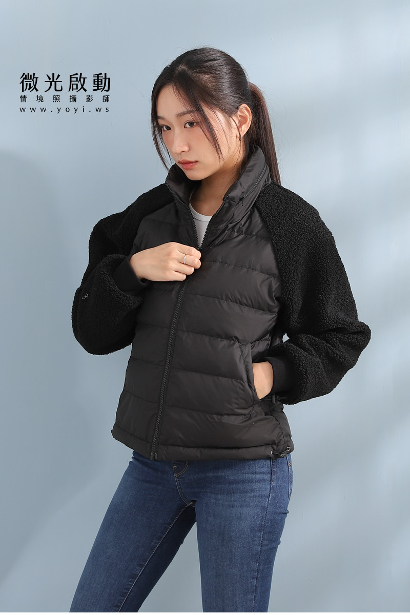 羽絨外套攝影｜合隆羽藏女款保暖羽絨外套棚拍特寫｜合隆羽藏 37