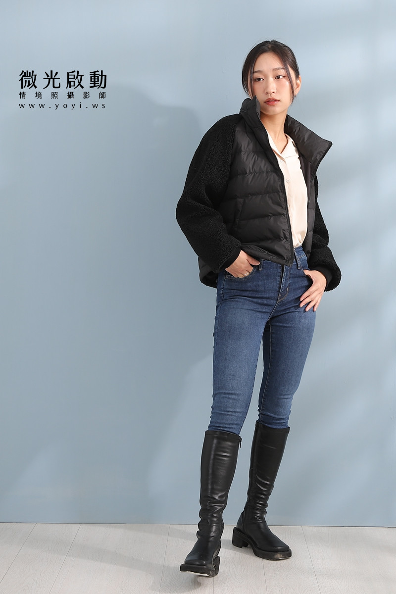 羽絨外套攝影｜合隆羽藏女款保暖羽絨外套棚拍特寫｜合隆羽藏 43