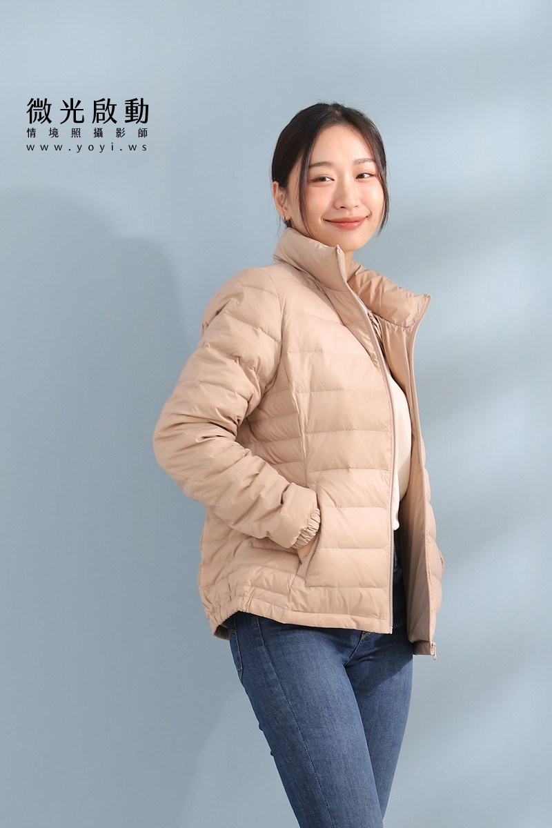 羽絨外套攝影｜合隆羽藏女款保暖羽絨外套棚拍特寫｜合隆羽藏 47