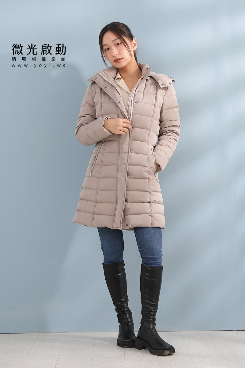 羽絨外套攝影｜合隆羽藏女款保暖羽絨外套棚拍特寫｜合隆羽藏 59