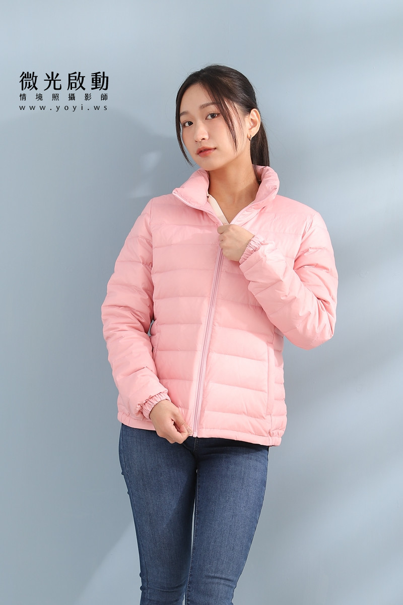 羽絨外套攝影｜合隆羽藏女款保暖羽絨外套棚拍特寫｜合隆羽藏 65