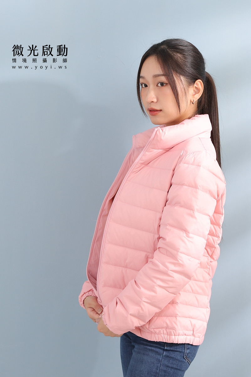羽絨外套攝影｜合隆羽藏女款保暖羽絨外套棚拍特寫｜合隆羽藏 69